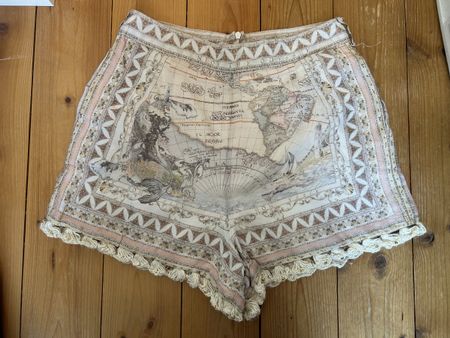 Silk Linen Shorts