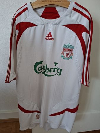 Maillot Liverpool Adidas Blanc/Rouge Taille M 2008/2009