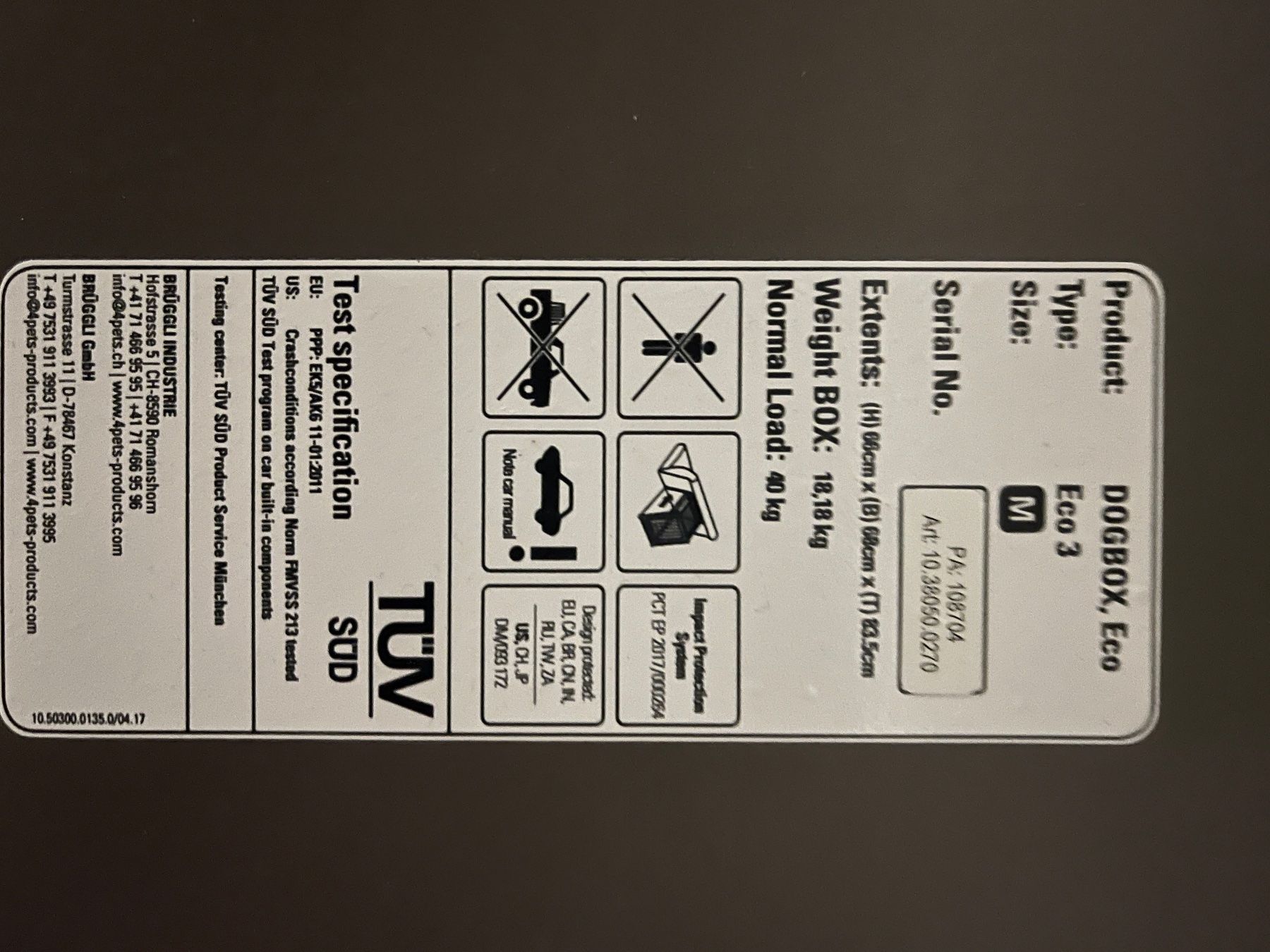 Cucce & Letti: Hundebox eco gr. M – Usato da Frauenfeld venduto da ste_p5nc 1