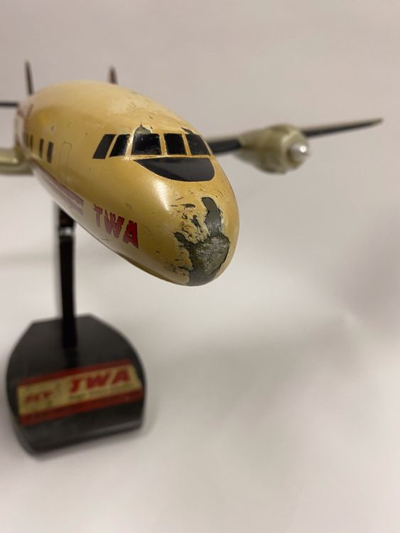 TWA Lockheed Constellation Connie RAR Vintage Reisebüromodel | Kaufen ...