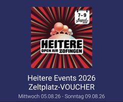 Heitere Zofingen Zeltplatz Voucher