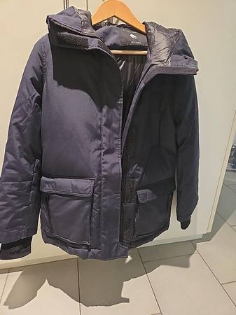 Zara Woman Extreme Weather Daunenjacke Gr. S  Dunkelblau
