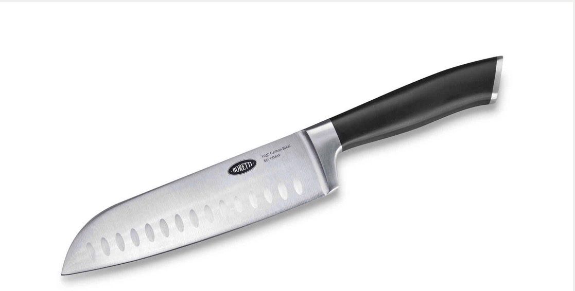 Coltelli da cucina: BORETTI Santoku-Messer Neu 18cm – Nuovo e nell'imballaggio originale da Le Vaud venduto da Balthasar 6