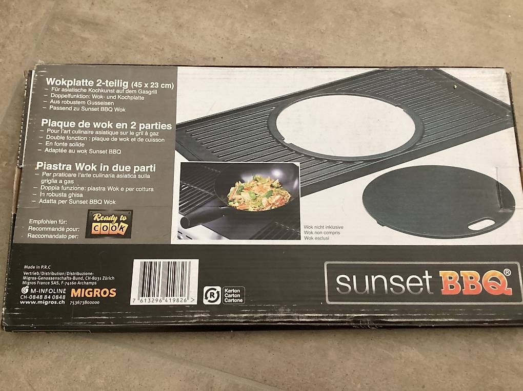 Piatti di portata: Wok Platte für Grill – Usato da Hirschthal venduto da jas_yk9n
