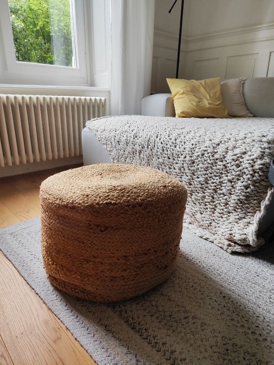 Pouf aus Jute Kaufen auf Ricardo