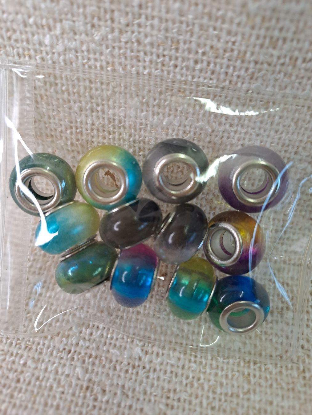 Perle (finte): 12 Schnürsenkel Perlen Schmuck – Nuovo e nell'imballaggio originale da Uznach venduto da Walaylatiere