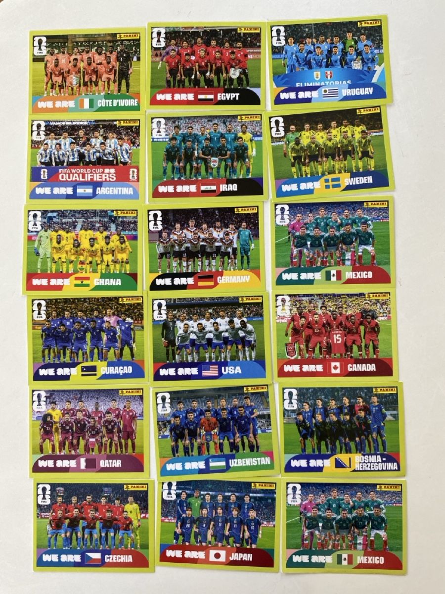 Panini Carte collezionabili: Panini WM 2026 Mannschaften – Nuovo (secondo la descrizione) da Windisch venduto da Ncf