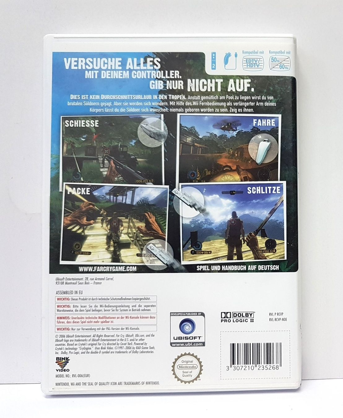 Nintendo Spiele: 😎 Far Cry Vengeance Wii – Gebraucht aus Schüpfheim von Games_Spielkonsolen 2