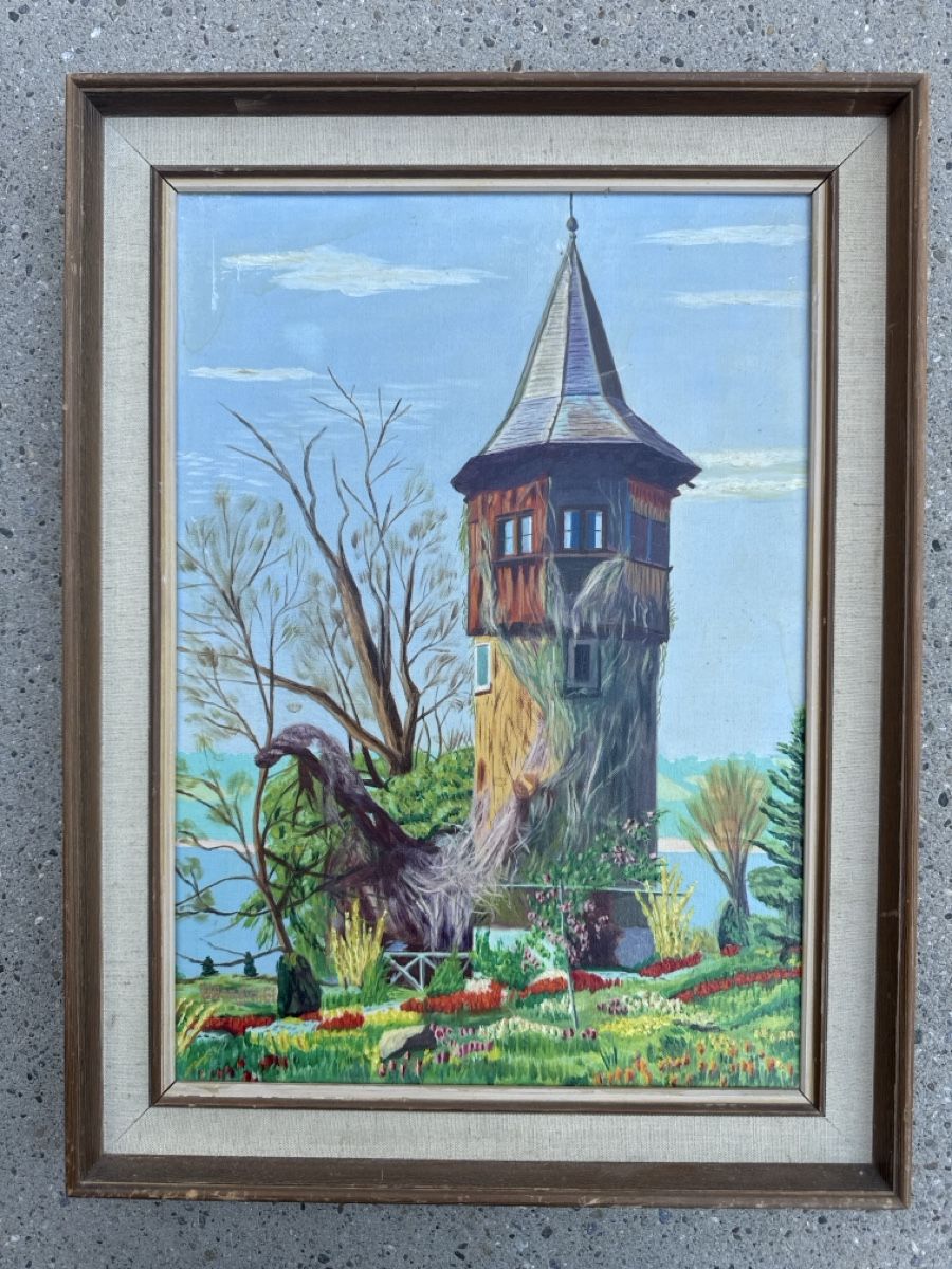 Gemälde: Ölgemälde auf Schutzmann Leinwand – Gebraucht aus Zürich von Brockiwelt