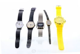 Lot Uhren Braun, Swatch, Pierre Cardin, Roy Robson DEFEKT