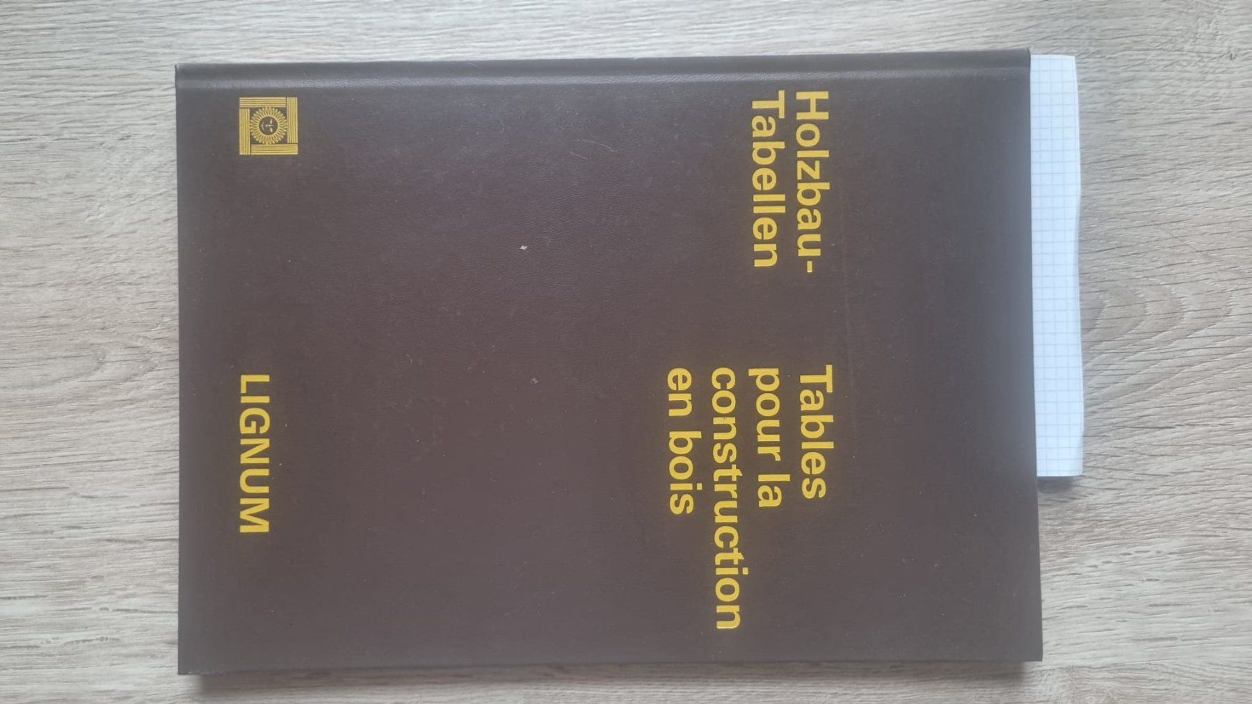 Bücher: Table pour la construction en bois, édition Lignum – Gebraucht aus Cornol von Chevenez95