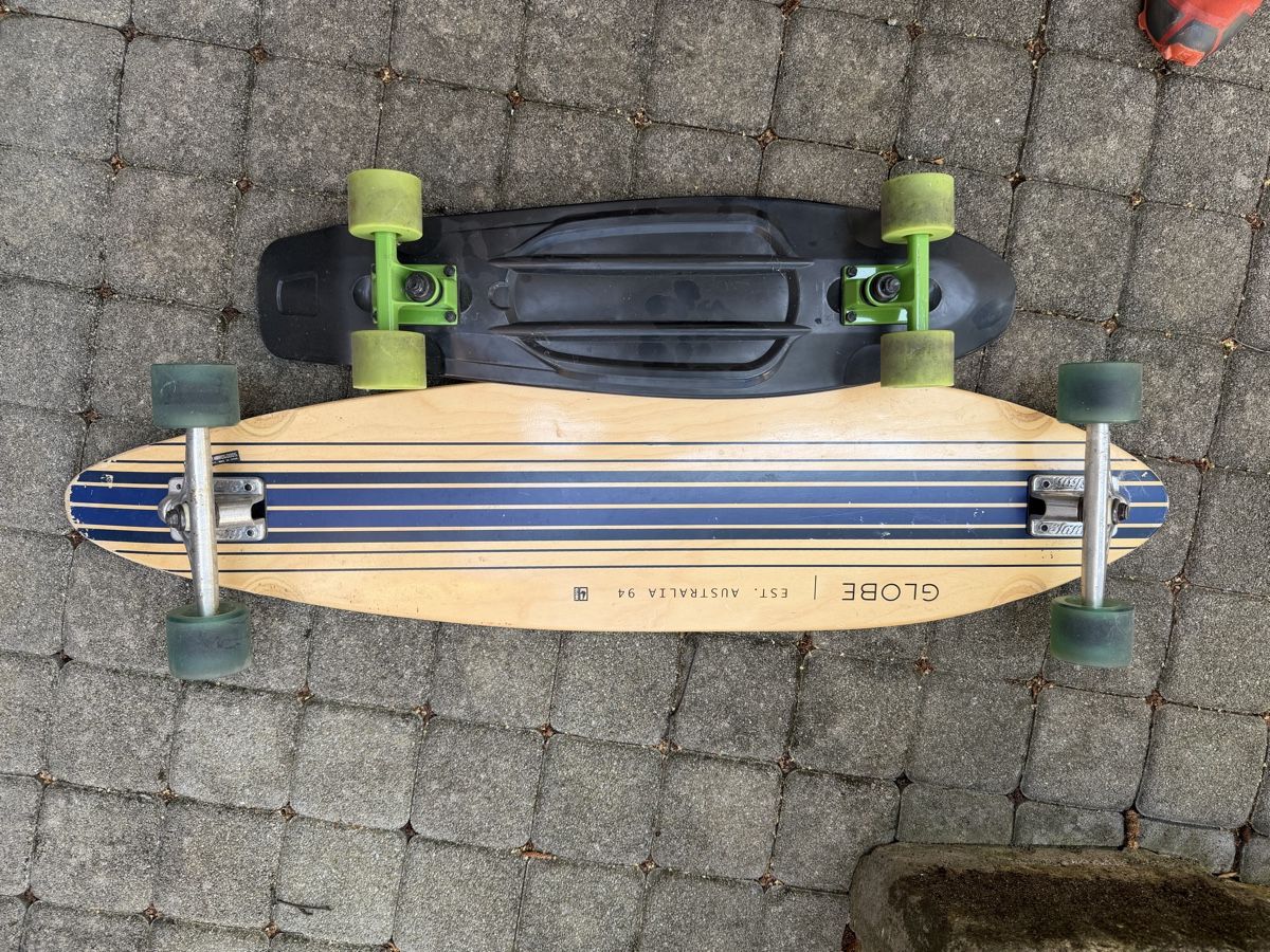 Penny Skateboards Skateboards: Lot de 2 skateboards Globe et Penny – Gebraucht aus Neuchâtel von londres1