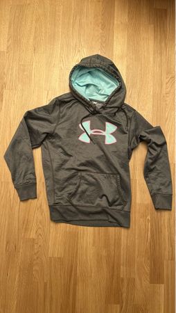 Under Armour Hoodie Grösse  M Grau/Türkis-Pink