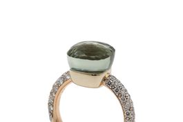 POMELLATO Nudo Classic Ring NEU Prasiolith Brillanten *S4666