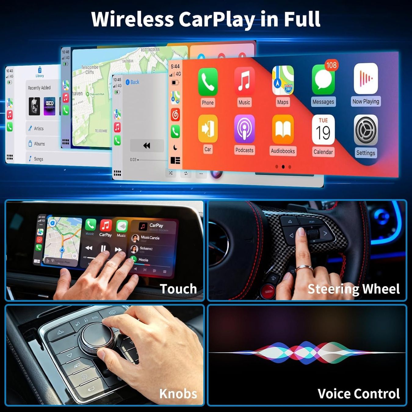 Altro: 2-in-1 Wireless CarPlay Android Auto Adapter Mini – Nuovo e nell'imballaggio originale da Suhr venduto da SchnapperCH 6