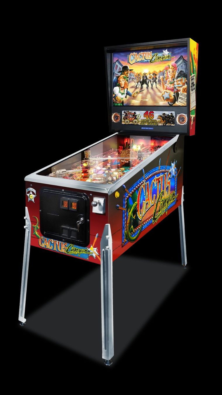 Flipper: Cactus Canyon SE Flipper – Nuovo e nell'imballaggio originale da Solothurn venduto da pinball-wizard