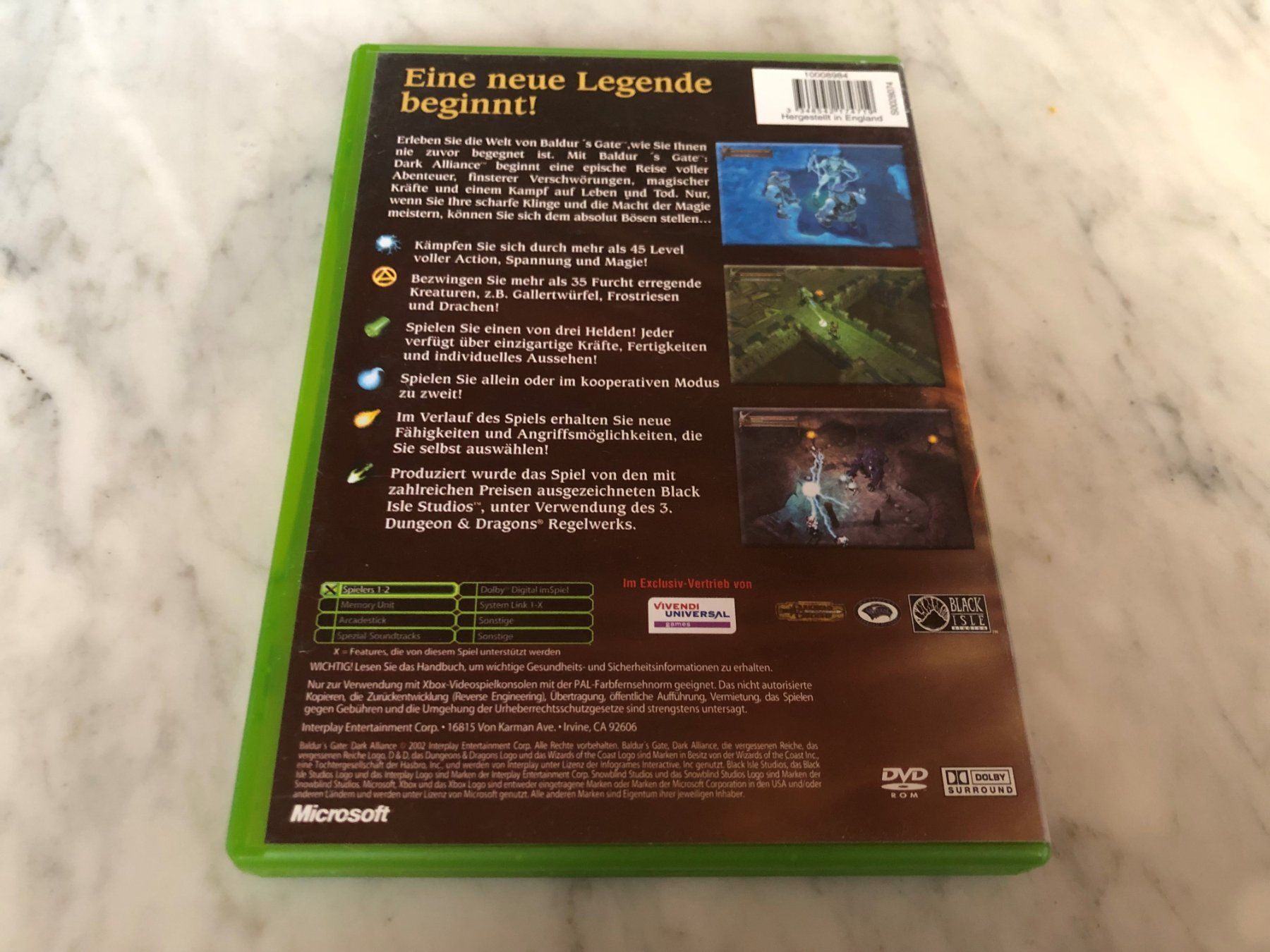 Microsoft Spiele: BALDURS GATE DARK ALLIANCE – Gebraucht aus hägendorf von twilightprincess 1