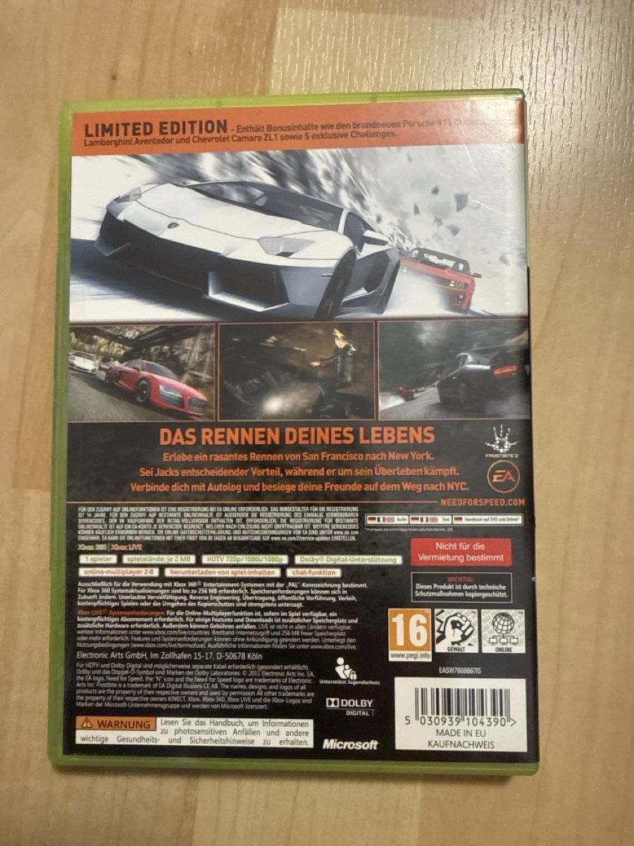 Microsoft Spiele: Need For Speed The Run Xbox 360 – Gebraucht aus Schaffhausen von sabdiu 1