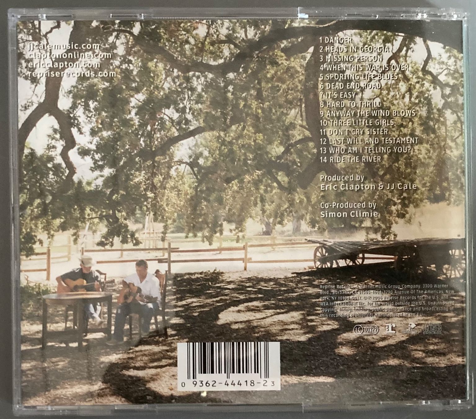 CDs: JJ CALE & ERIC CLAPTON - THE ROAD TO ESCONDIDO – Gebraucht aus Poliez-Pittet von Newtown-Records 1