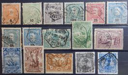 Portugal ex. Kat. 125-160 (*)/gest. 1895/1910
