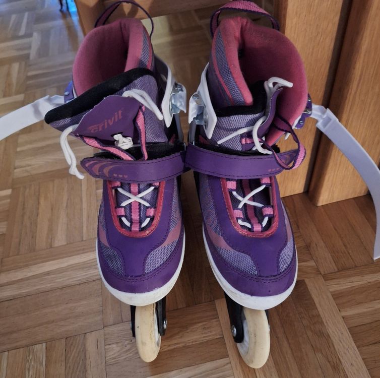 Inline Skates Gr. 37-41 verstellbar mit Zubehör für Mädchen (Gebraucht ...