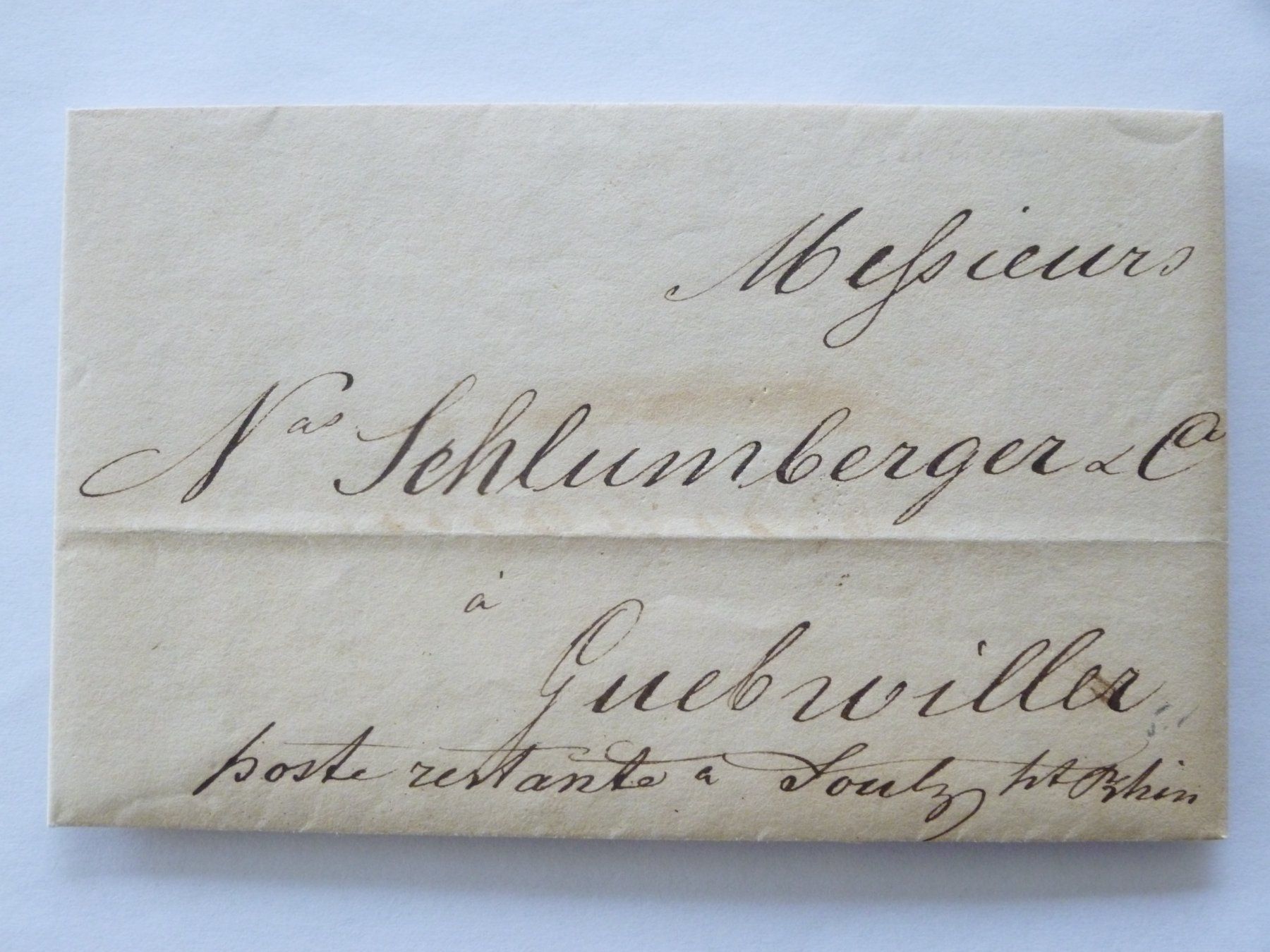 Tutti i francobolli: OBER USTER > GUEBWILLER - 1836, Faltbrief, Text – Usato da Uster venduto da schepus23