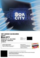 2 VIP Ticket ZOA CITY Armin van Buuren 11. Juli 2026