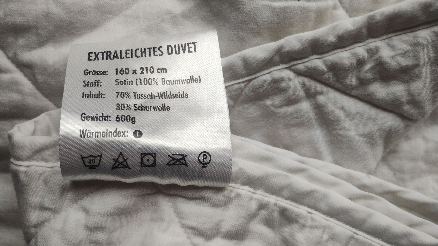 Decken: Wildseide- Schurwoll Decke Top – Gebraucht aus Schiers von bak007 1