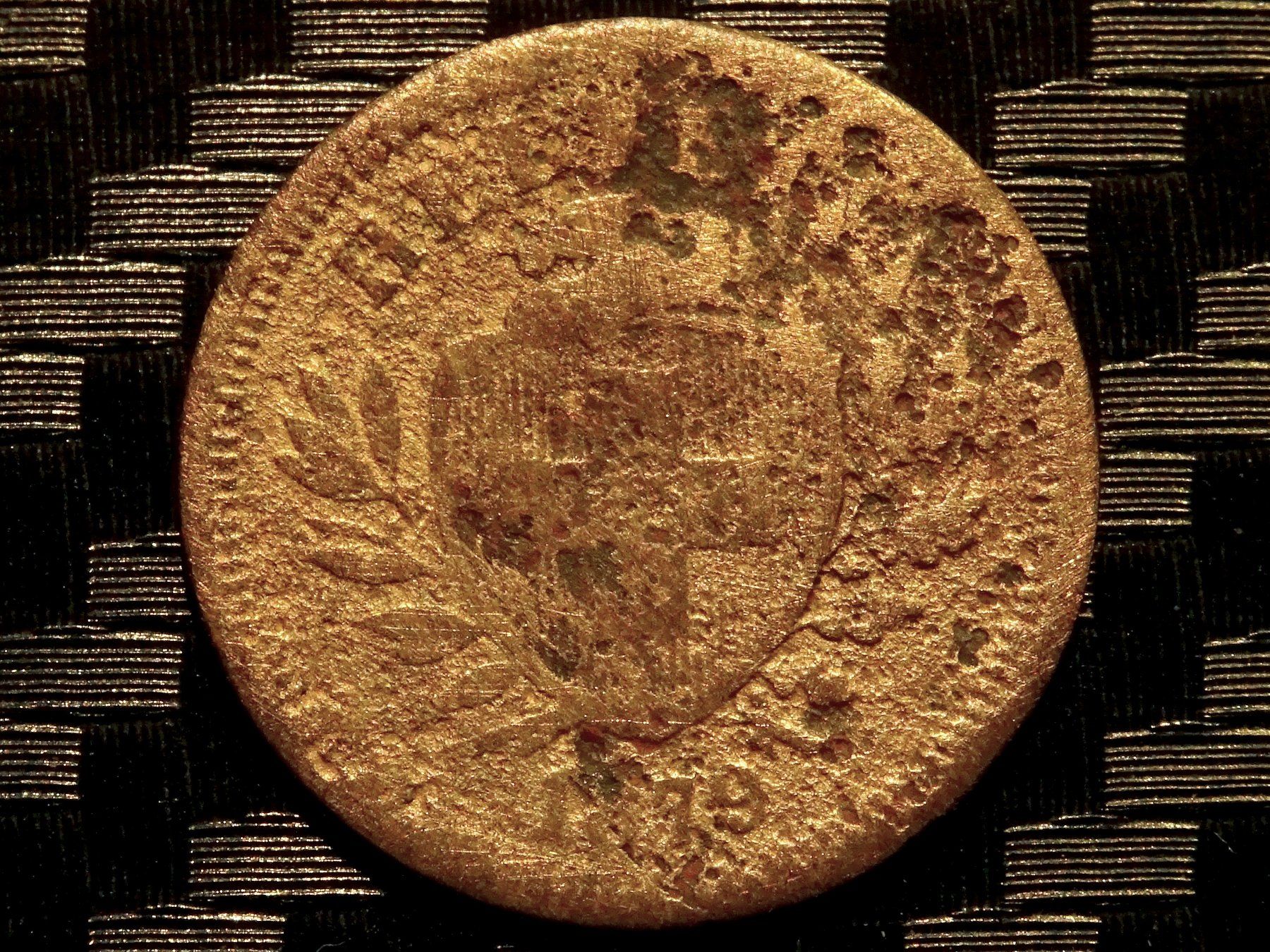Tutti le monete: 1879 - 1 cts. 0.99 Mio.!!! 1.29gr – Usato da Courgenay venduto da ZubR237