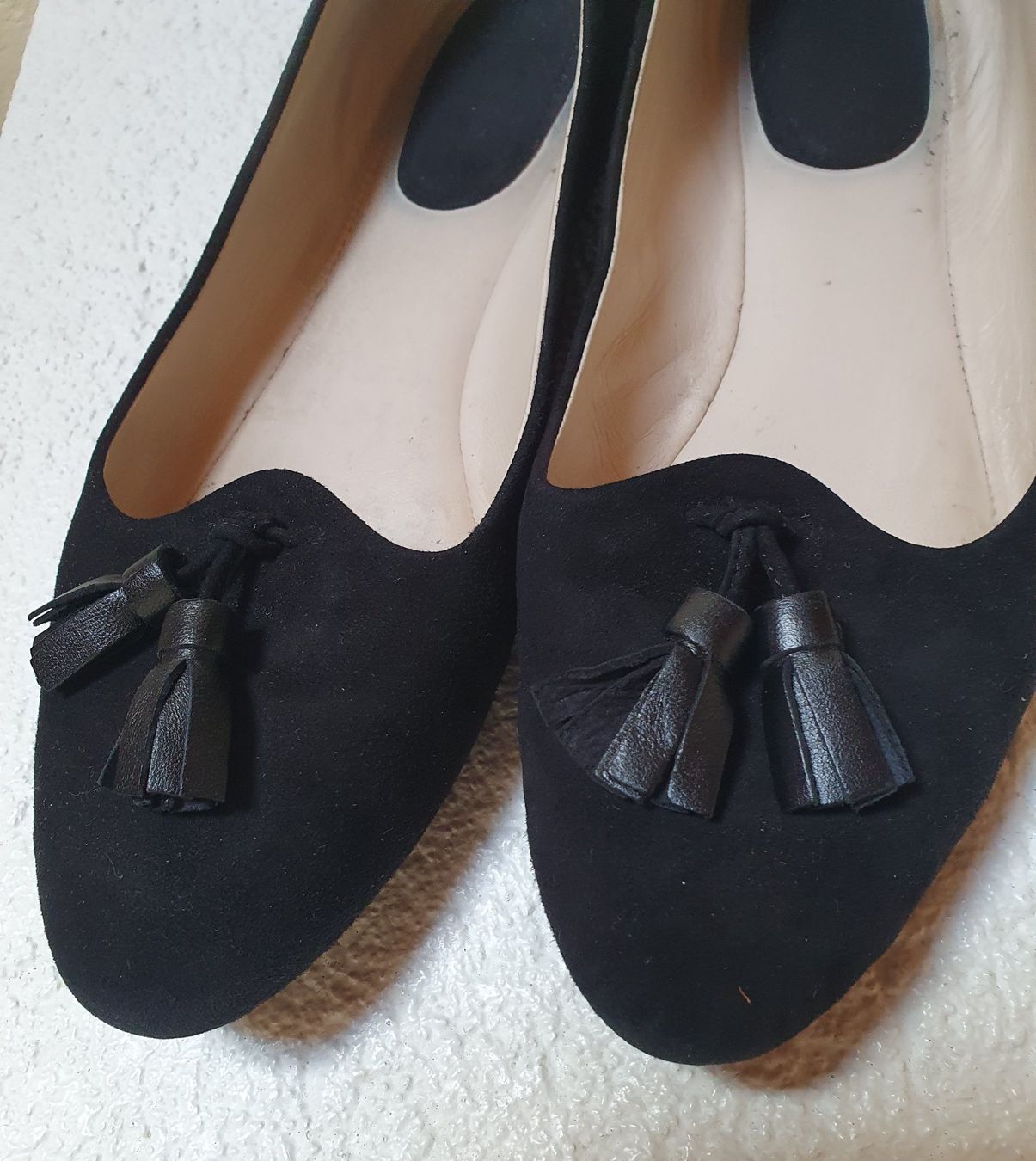 Navyboot Damenschuhe: Navyboot Slipper Wildleder schwarz Grösse 38 – Gebraucht aus Teufen AR von pischa 1