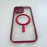 Schutzhülle mit Kamera Schutz in Rot für iPhone 14 Pro Max