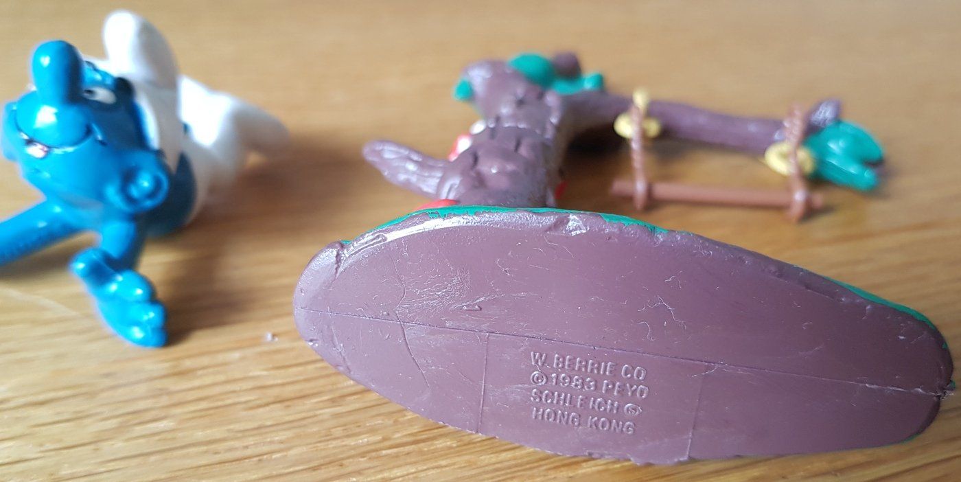 Schleich Spielzeuge: Schleich-Spielfigur Schlumpf am Trapez – Gebraucht aus Schaffhausen von asyouwestley 5