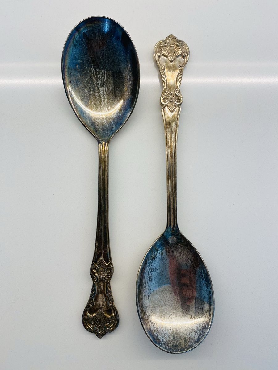 Cucchiai: Versilberte Servierlöffel Set 25 x 6 cm – Usato da Basel venduto da phidelitas 1
