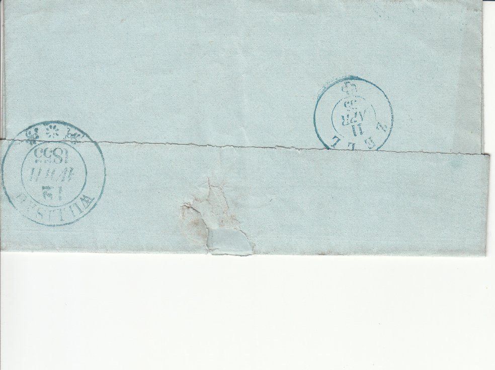 Alle Briefmarken: BOM Ruswil 1855, Irrläufer – Gebraucht aus Bürglen TG von StampGraf 1