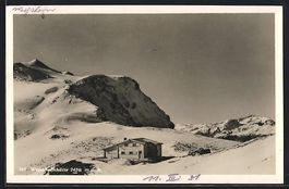 AK Weisshornhütte, Panoramablick, 1931