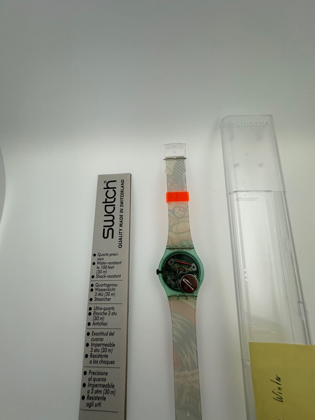 Swatch Orologi: SWATCH GENT GULP 1992 NEU – Nuovo e nell'imballaggio originale da Bremgarten AG venduto da uhrenshopp 1