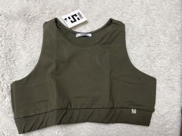 Brassière sport femme kaki Stroida XL neuf