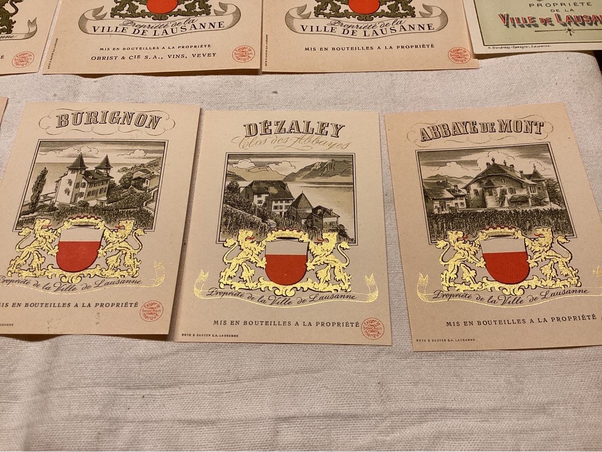 Dokumente: Vins 10 étiquettes différentes neuves en lot – Gebraucht aus Luc (Ayent) von Rebouille 4
