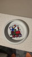 Kinderteller Langenthal Porzellan Globi Zug Motiv