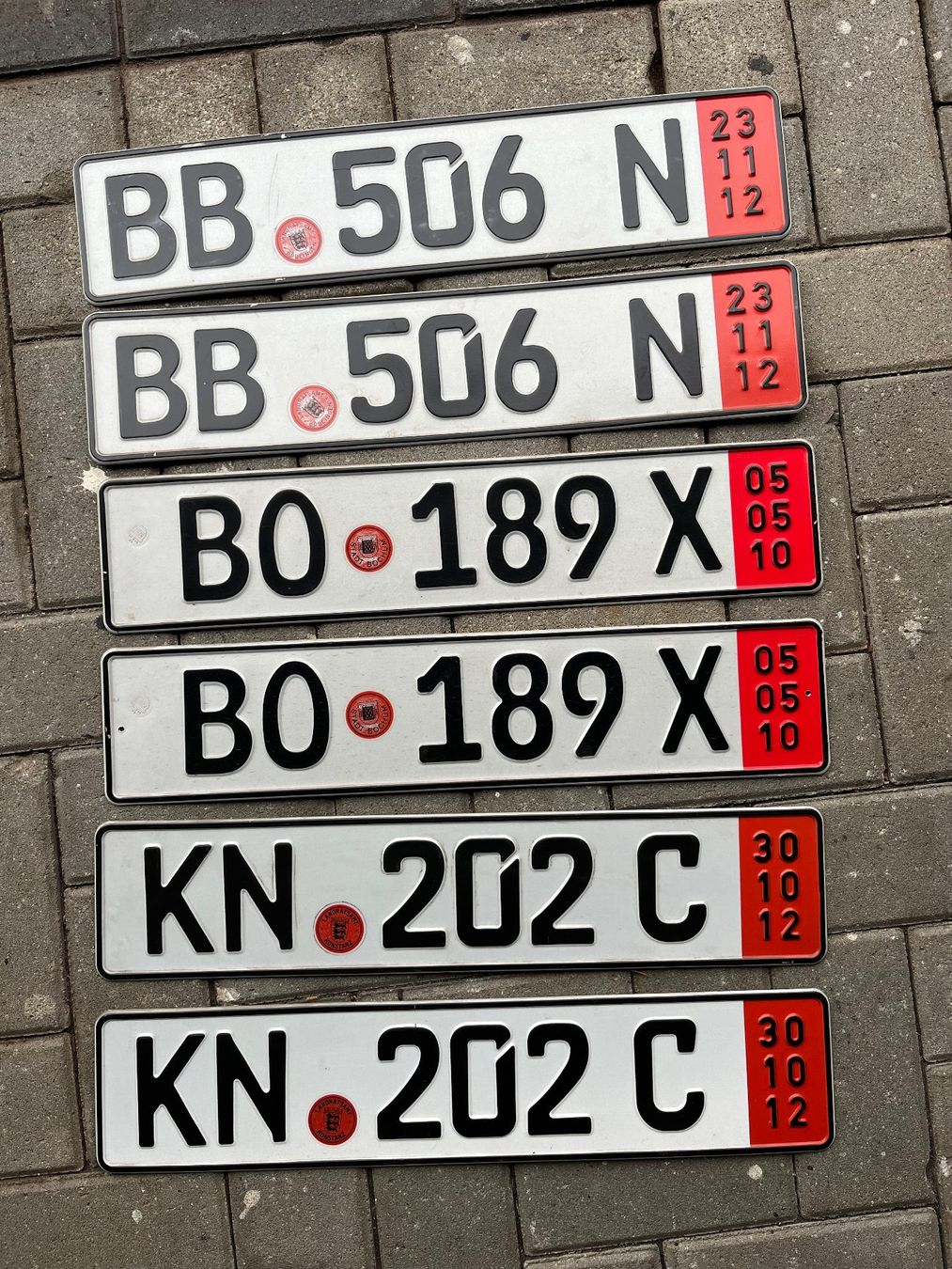 Insegne: Nummernschilder Kfz Schild Export Ausfuhrkennzeichen – Usato da Unterkulm venduto da Fabulirius