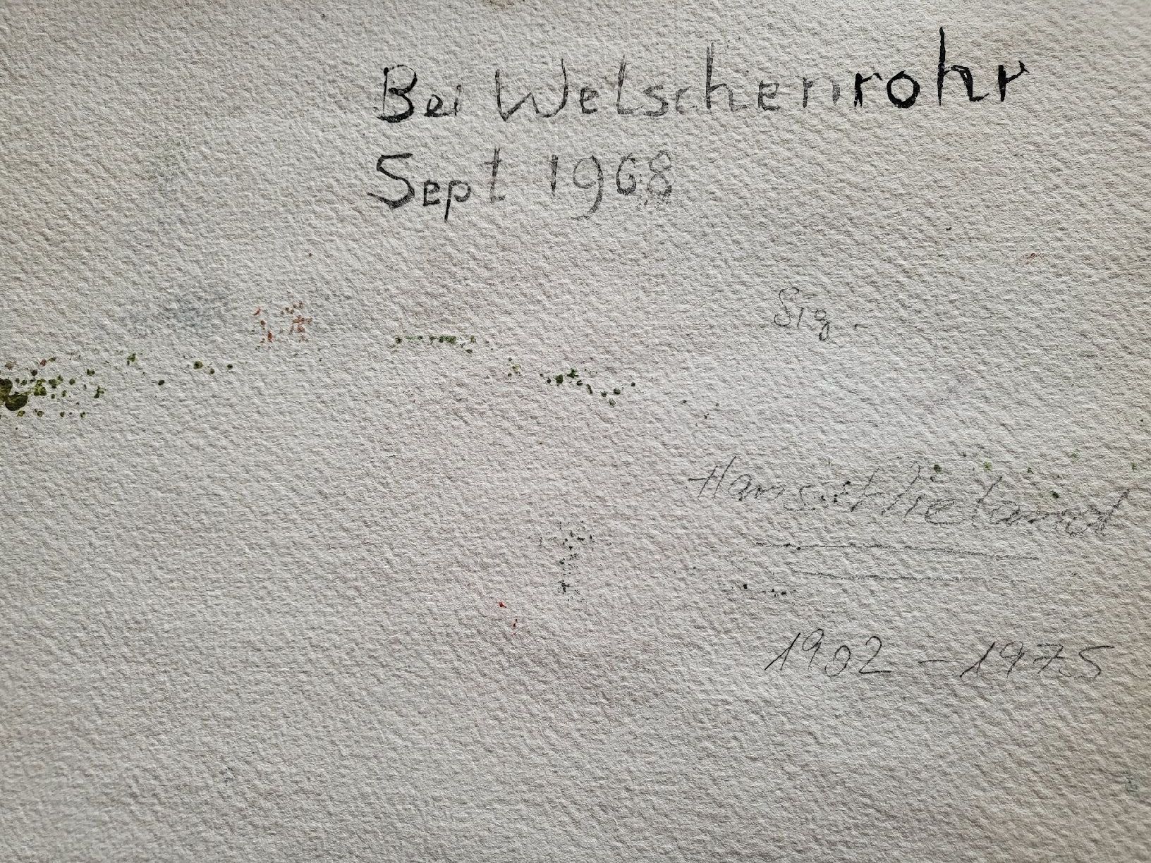 Dipinti: Aquarell von Hans Wieland – Usato da Welschenrohr venduto da Fenn-60 2