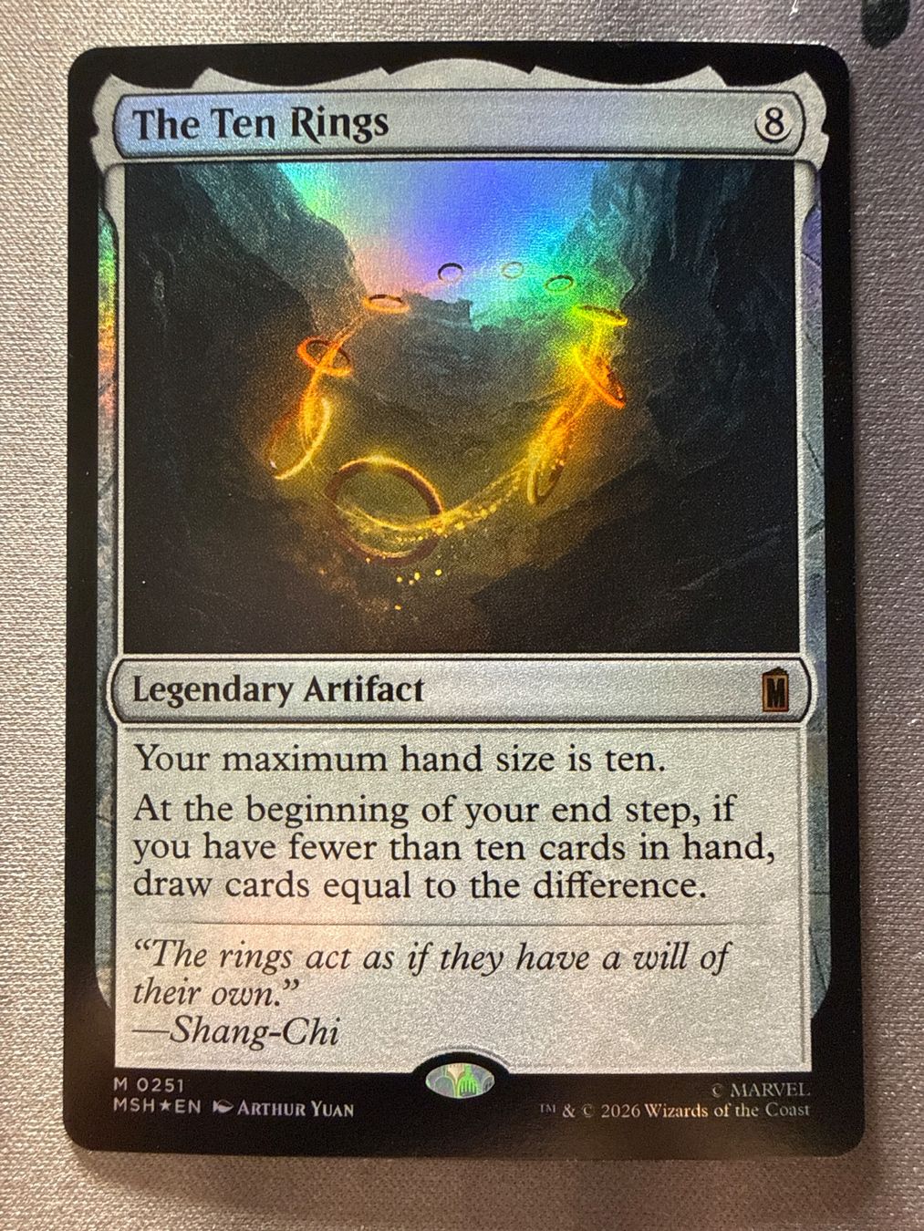 Magic The Gathering Carte collezionabili: The Ten Rings FOIL 0251 Marvel – Nuovo (secondo la descrizione) da Windlach venduto da Karterix