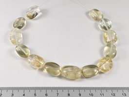 Citrin Perlen ca.18mm 13Stk.
