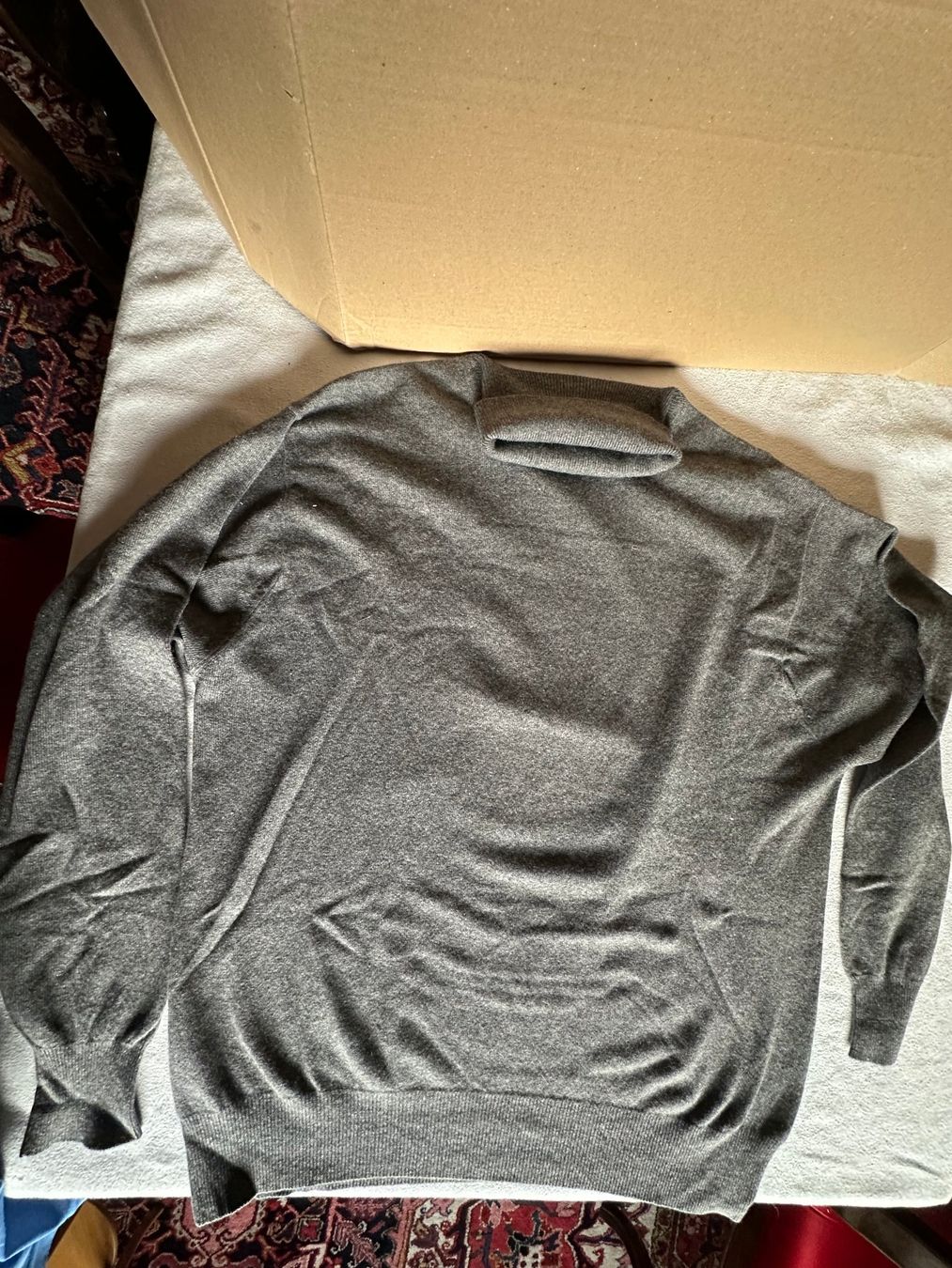 Pulls & Sweat-shirts: Pull Cashmere col roulé gris – D'occasion à Ste-Croix par mjmg 3