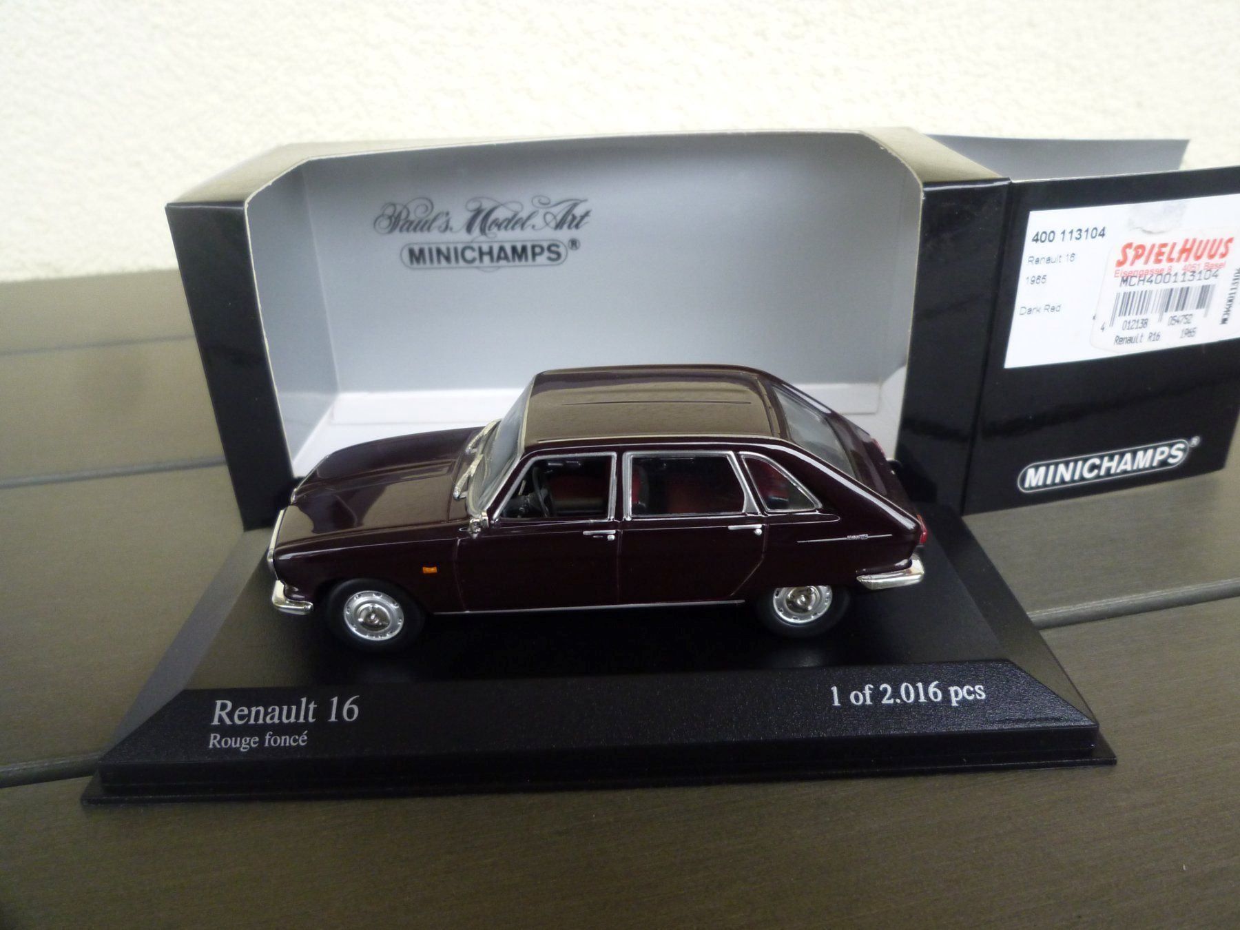 Minichamps Modellini d'auto: Renault 16 (1965) – Nuovo e nell'imballaggio originale da Flawil venduto da Imperiosud 1