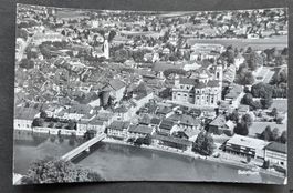 Solothurn, Flugaufnahme ca. 1950