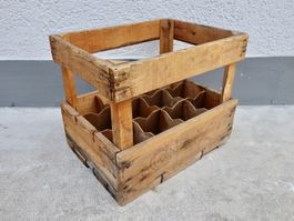 Holzkiste Kiste Getränkekiste Harass CONTREX