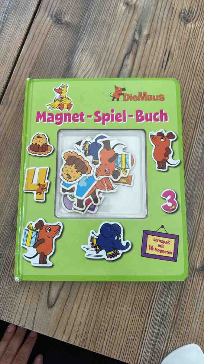Bücher: Die Sendung mit der Maus Magnet-Spiel-Buch 16 Magnete – Gebraucht aus Menziken von pau_q8jr