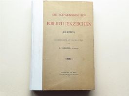 (C50) Schw. Bibliothekzeichen EX-LIBRIS