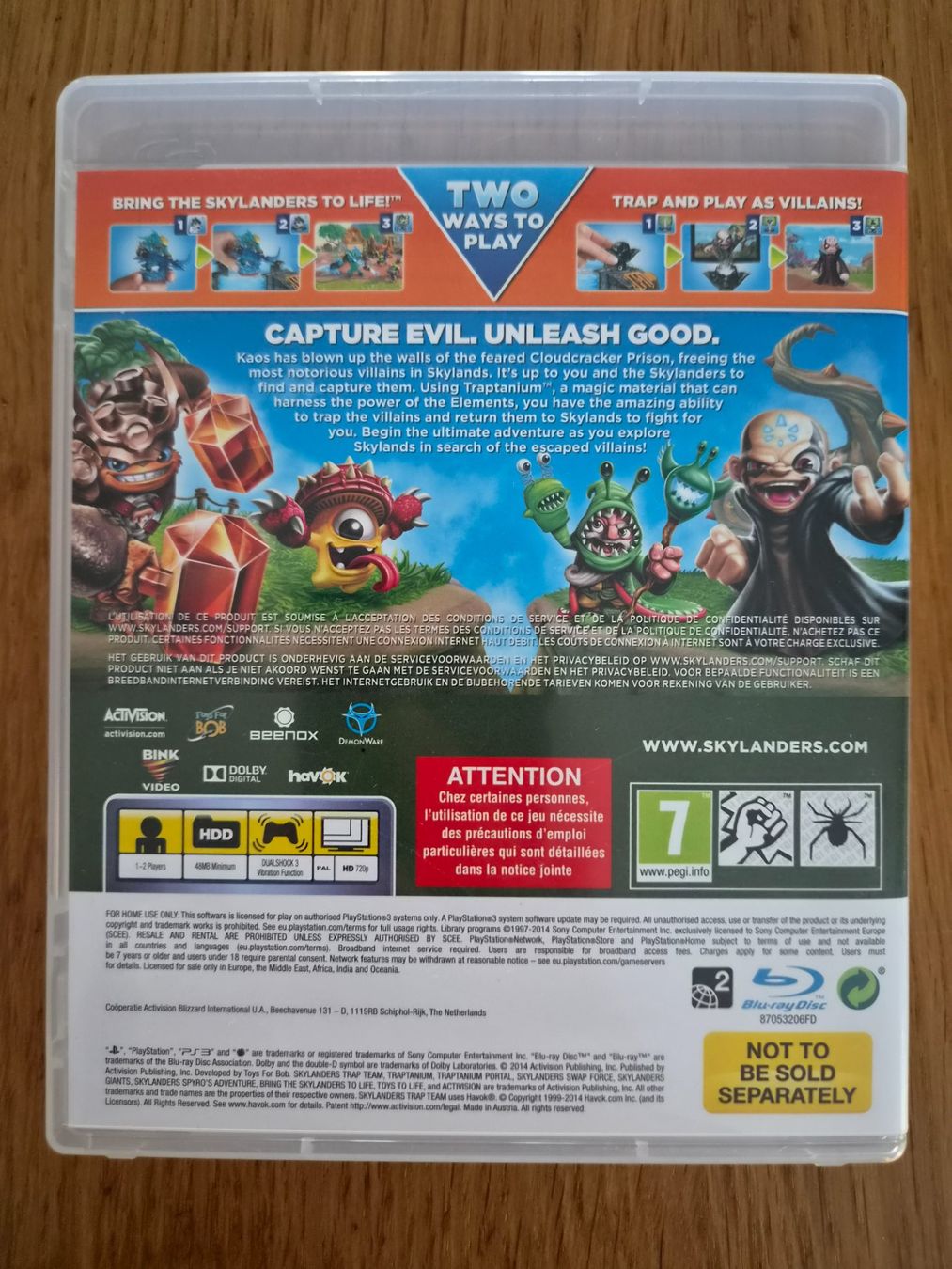 Giochi: Jeu PS3 Skylanders trap team – Usato da Tentlingen venduto da Dr_Snake 1